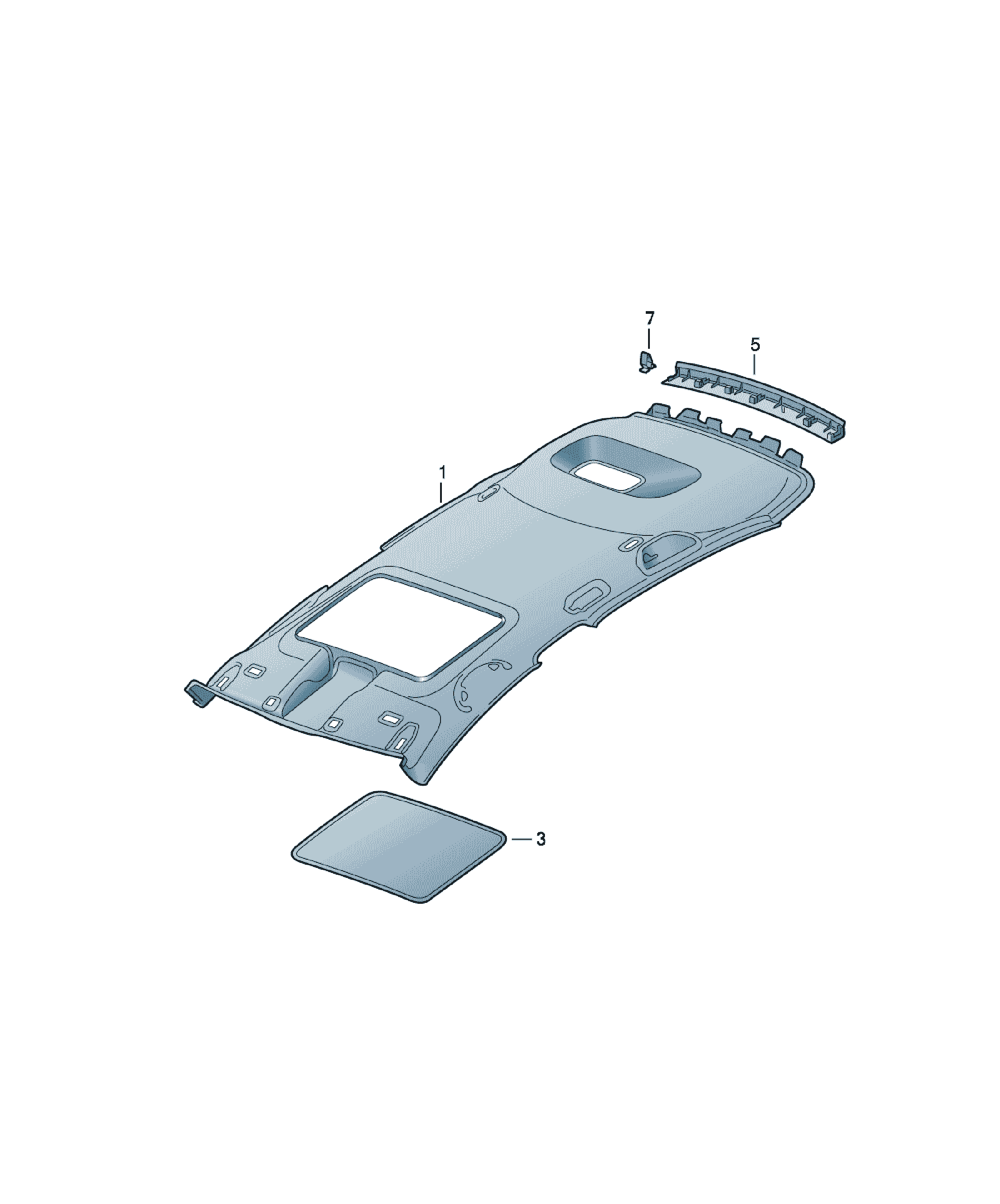 Cadru reținere Volkswagen CC, cod 1K0867599D