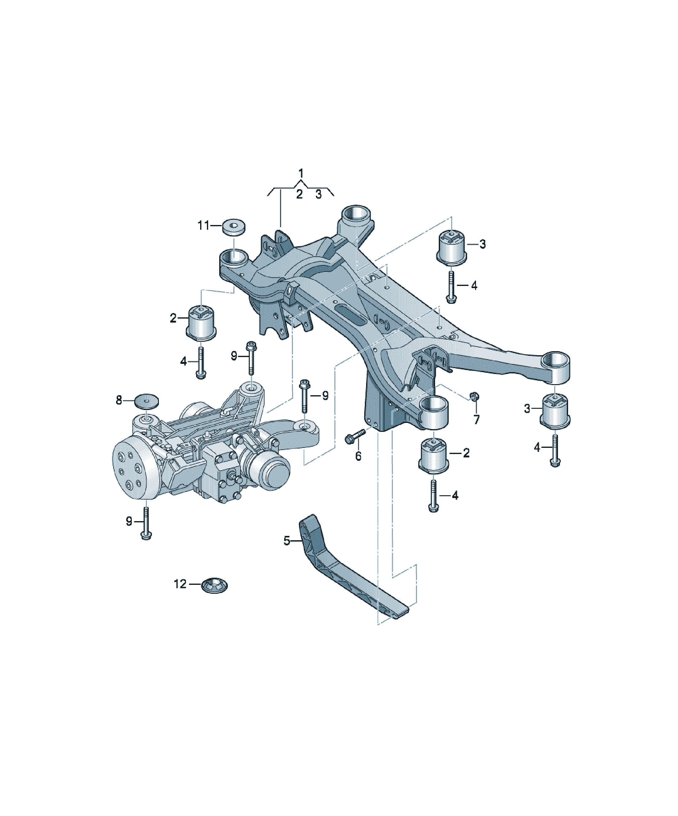Piuliță cu capac nituită Volkswagen Tiguan, cod N  90825401