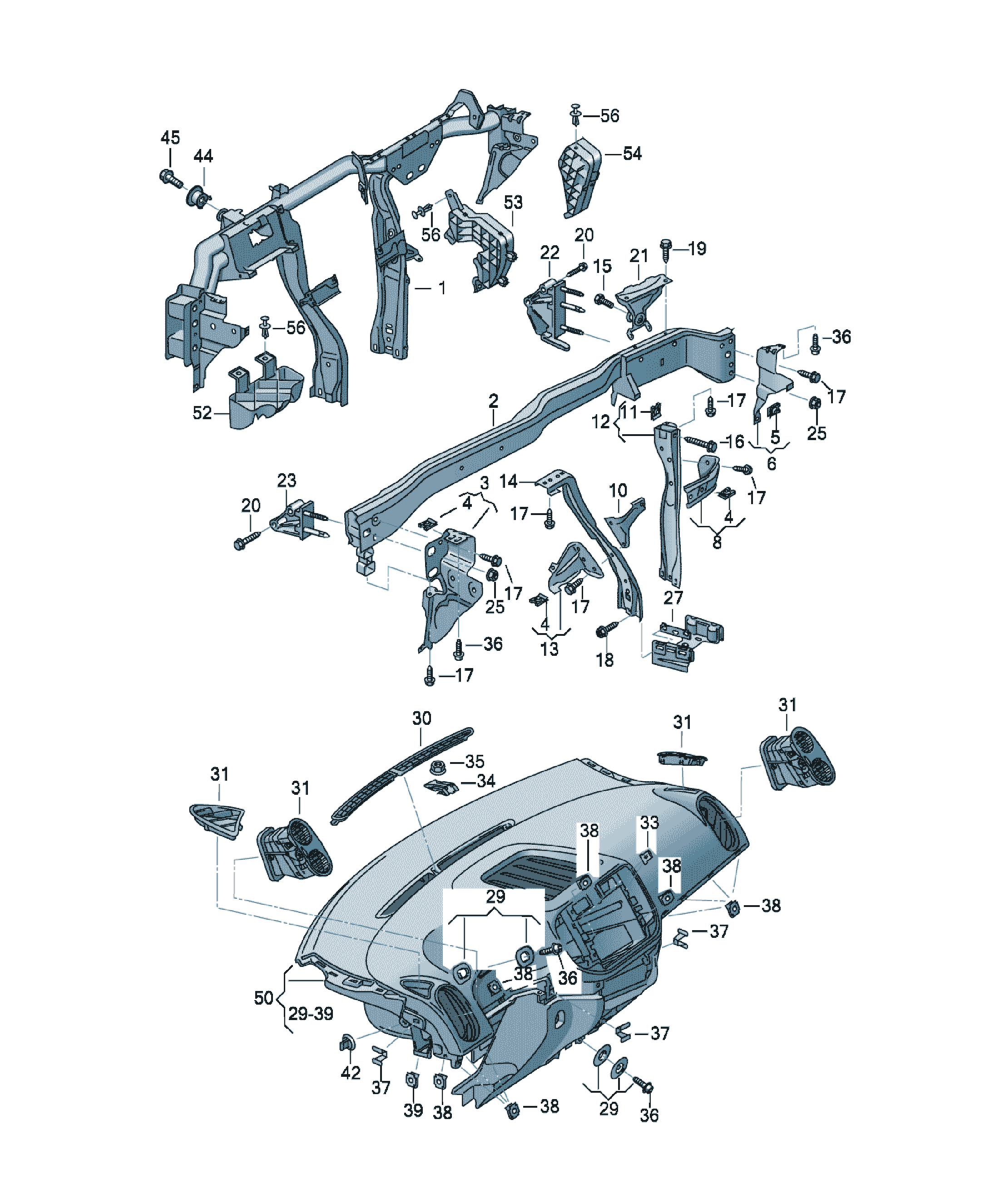 Suport Capac Motor Volkswagen Golf / e-Golf, cod 5M2858691D