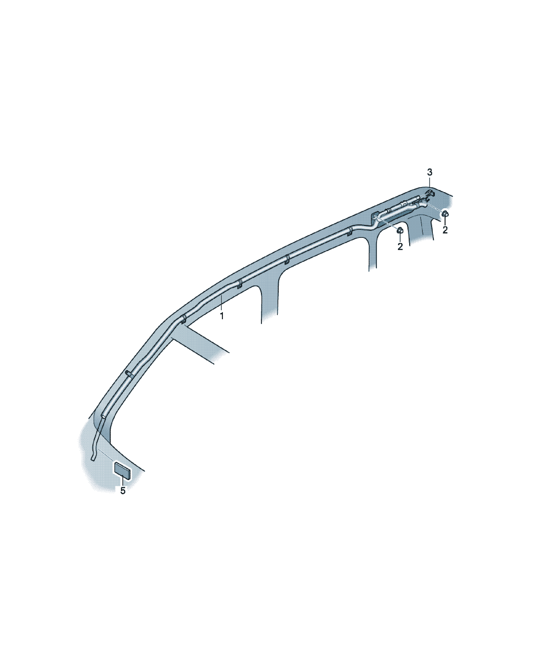 Șurub hexagonal oval cu guler Volkswagen Tiguan, cod N  90917104