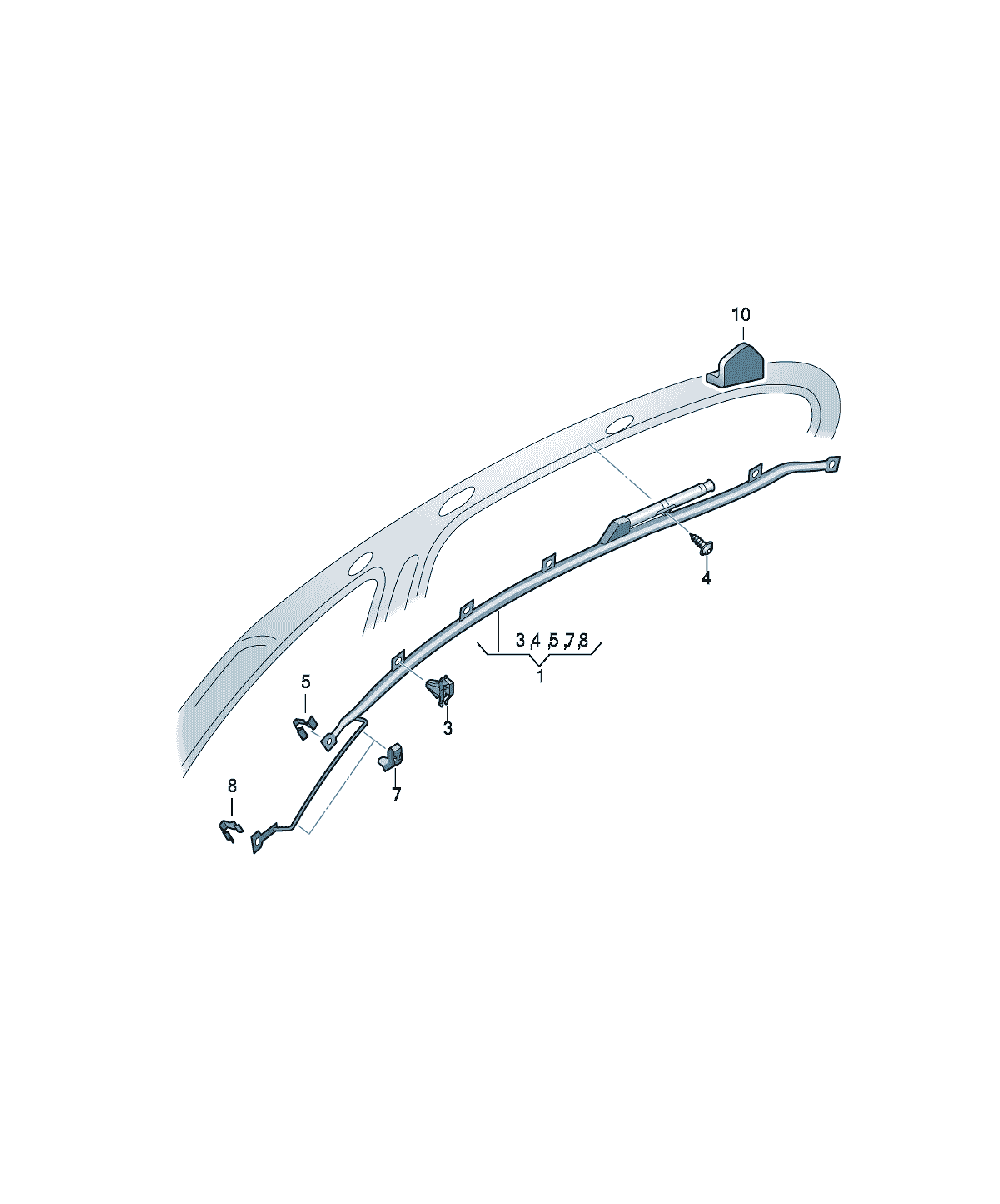 Airbag Volkswagen CC, cod 3C8880742C