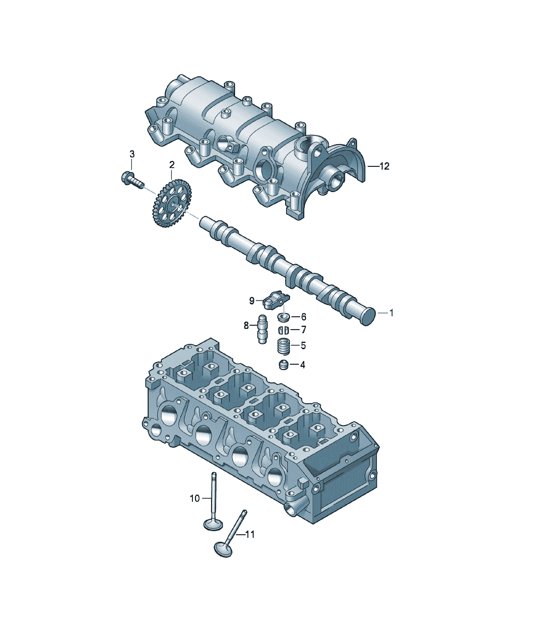 Arbore cu came Volkswagen Golf / e-Golf, cod 03F109101D