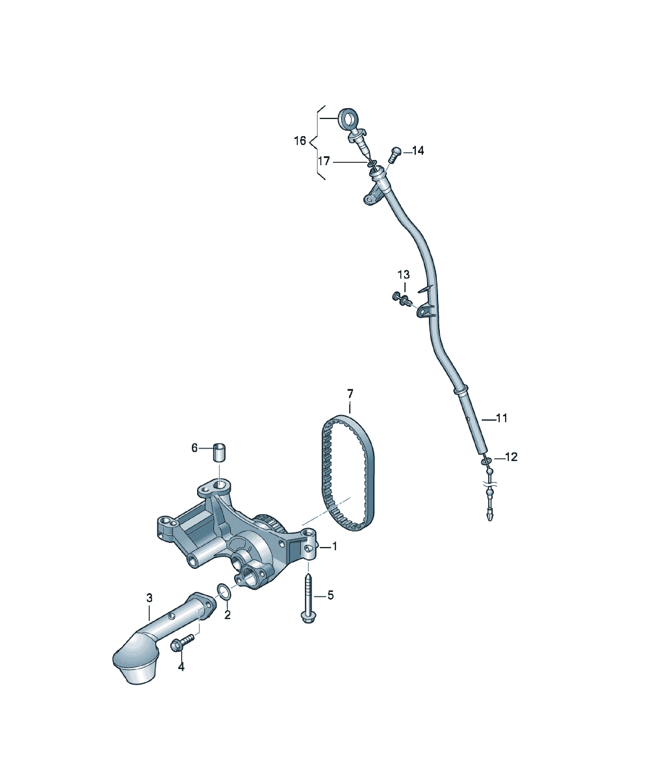 Pompa Ulei Volkswagen Golf / e-Golf, cod 03L115105B