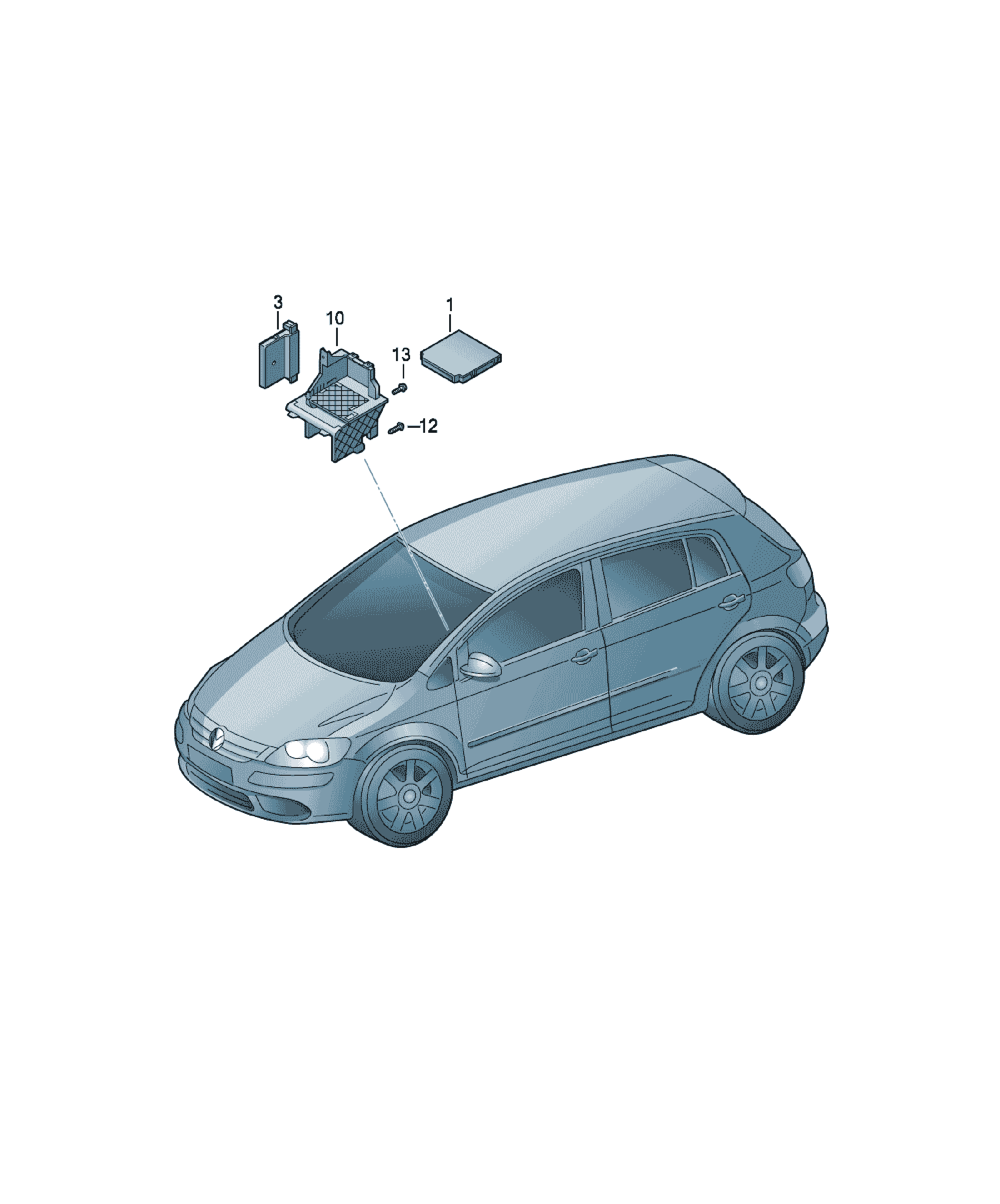 Șurub cap oval hexagonal Volkswagen Passat / Variant / Santana, cod N  90910102