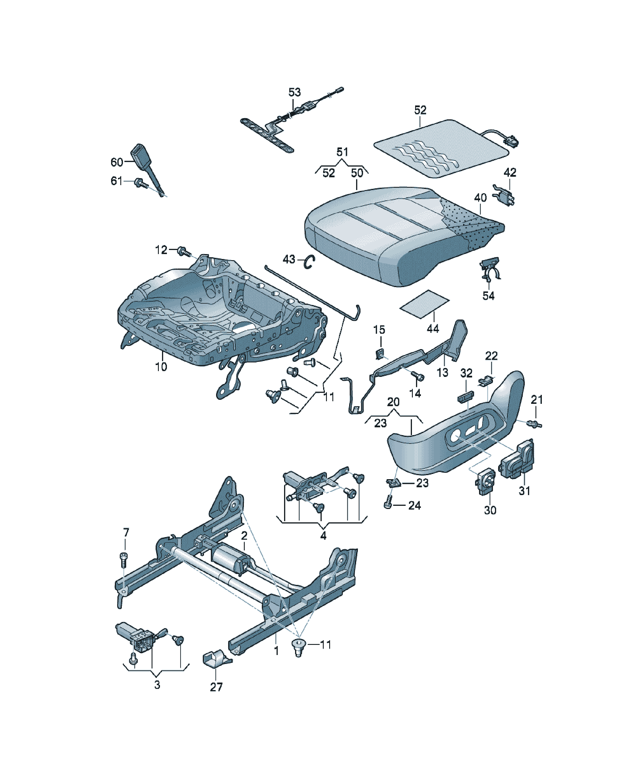 Set reparație Volkswagen Passat / Variant / Santana, cod 8R0898026