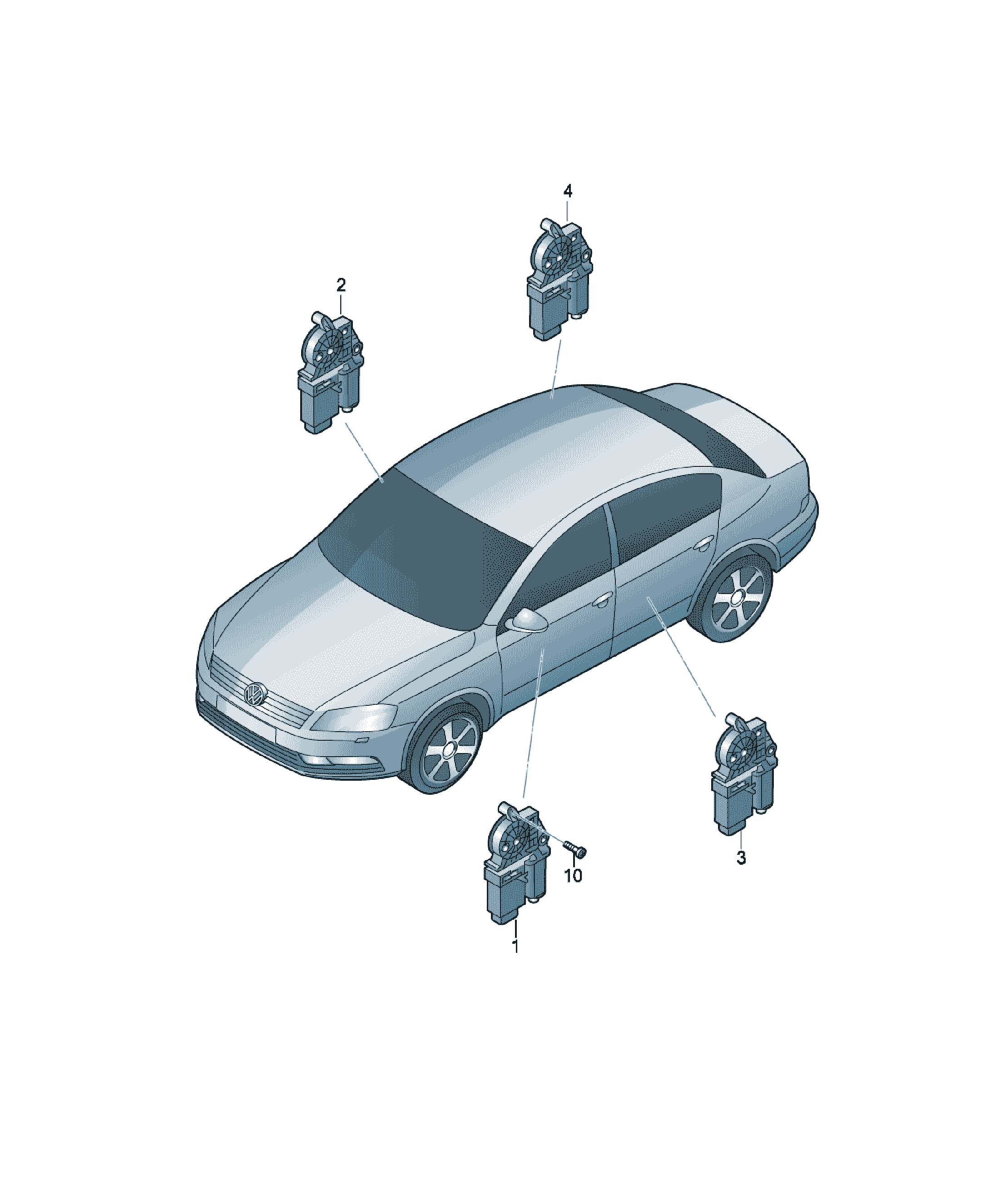 Șurub fixare Volkswagen CC, cod 1J0959821