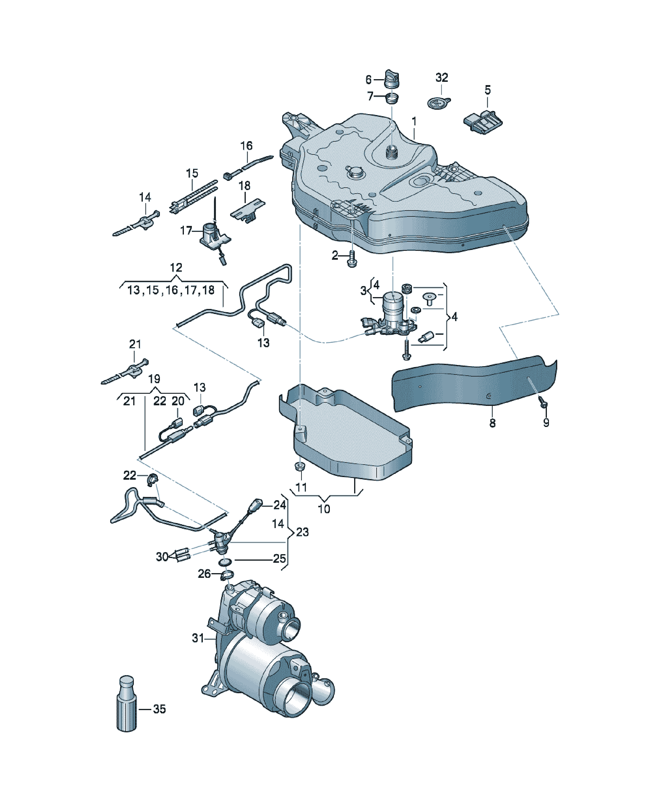 Șurub fixare Volkswagen Golf / e-Golf, cod N  10626602