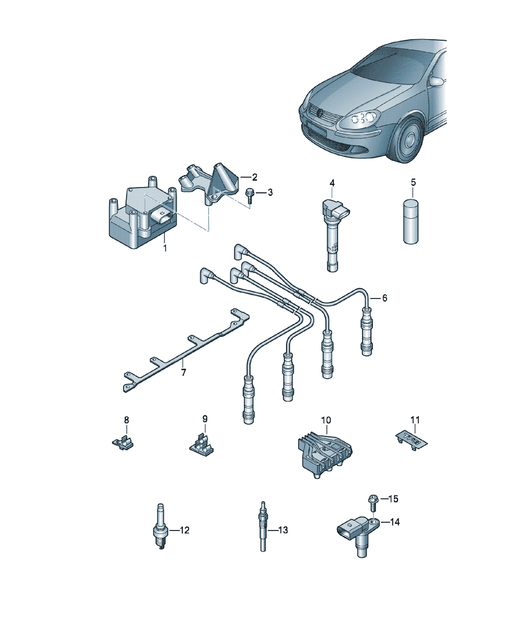 Capac protectie Volkswagen Golf / e-Golf, cod 03F103935