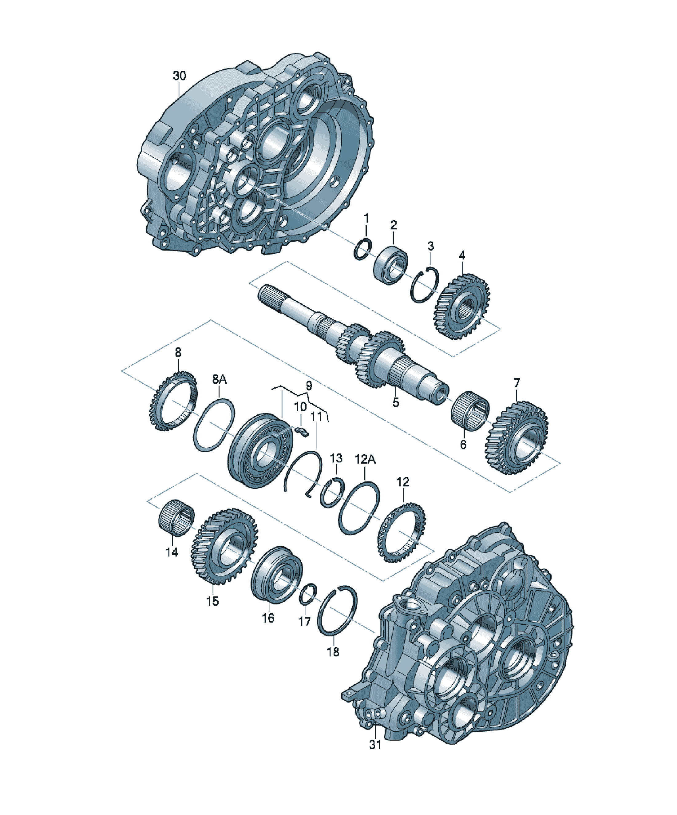 locking piece Volkswagen Golf / e-Golf, cod 0A5311313D