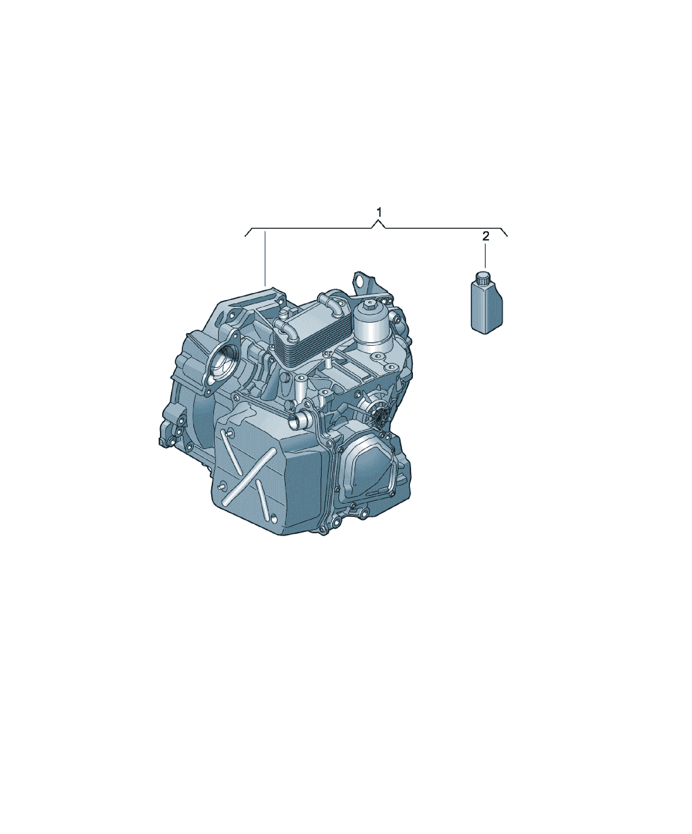 6-speed gearbox DSG Volkswagen CC, cod 02E300057Q