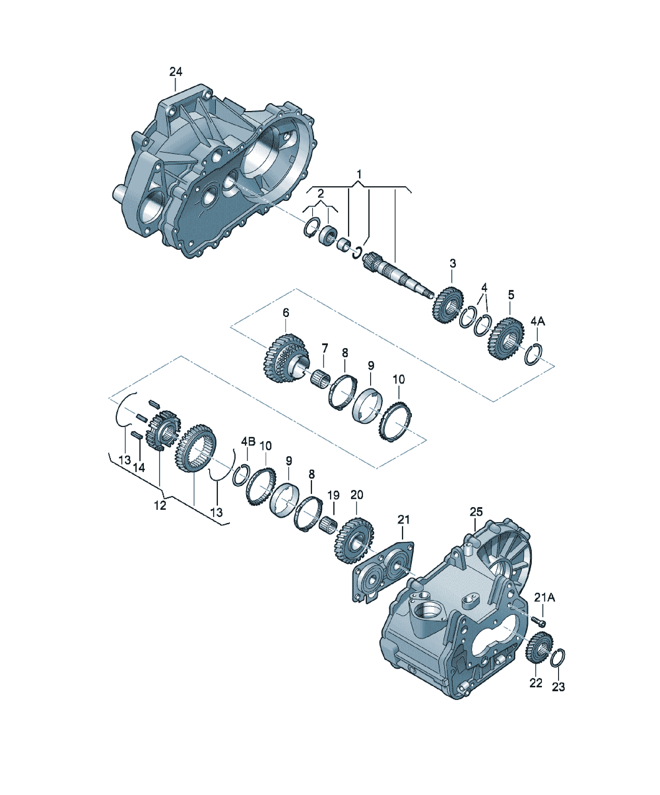 Arbore secundar Volkswagen Golf / e-Golf, cod 02T311198R