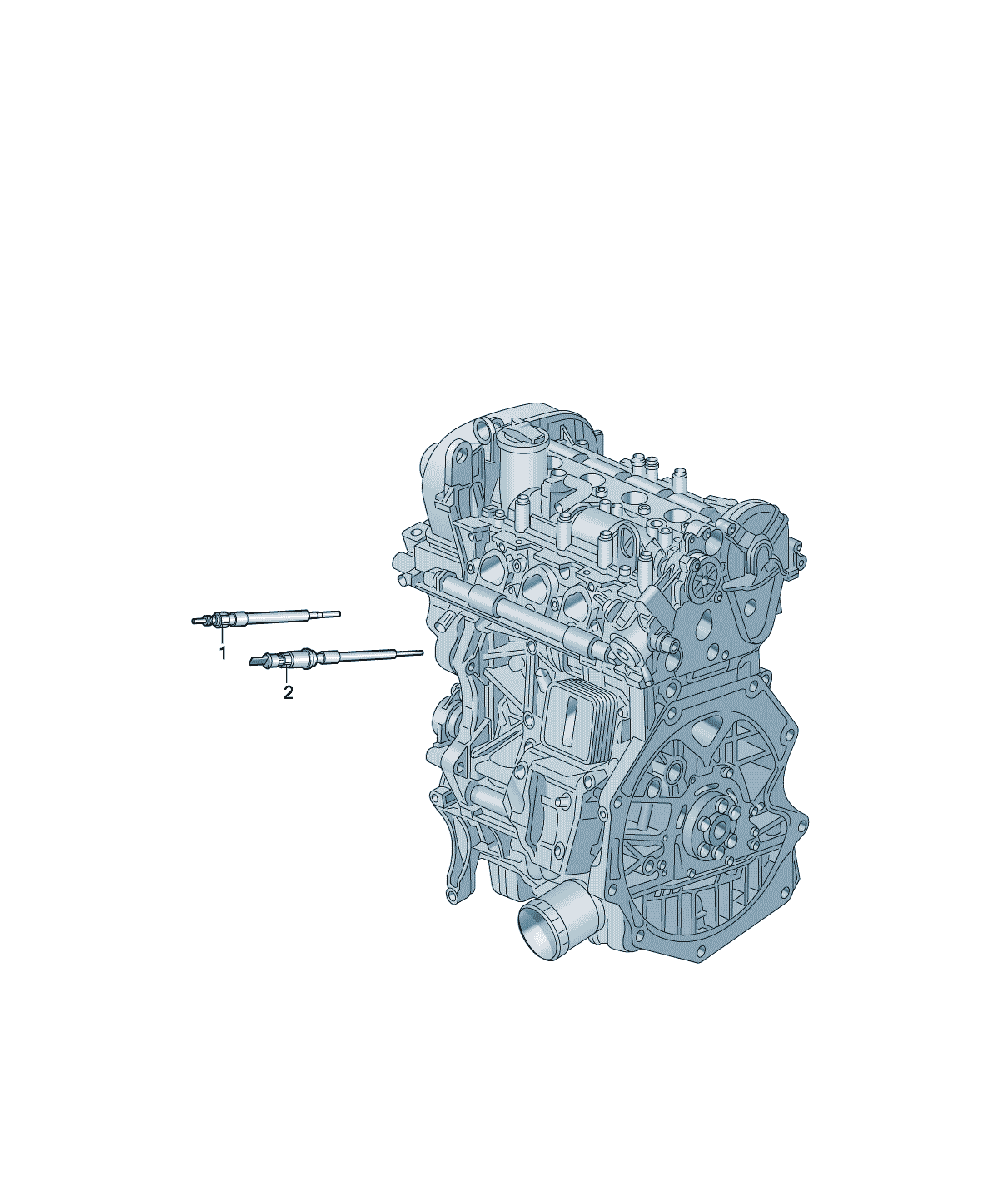 Bujie incandescenta Volkswagen Passat / Variant / Santana, cod 059963319AB
