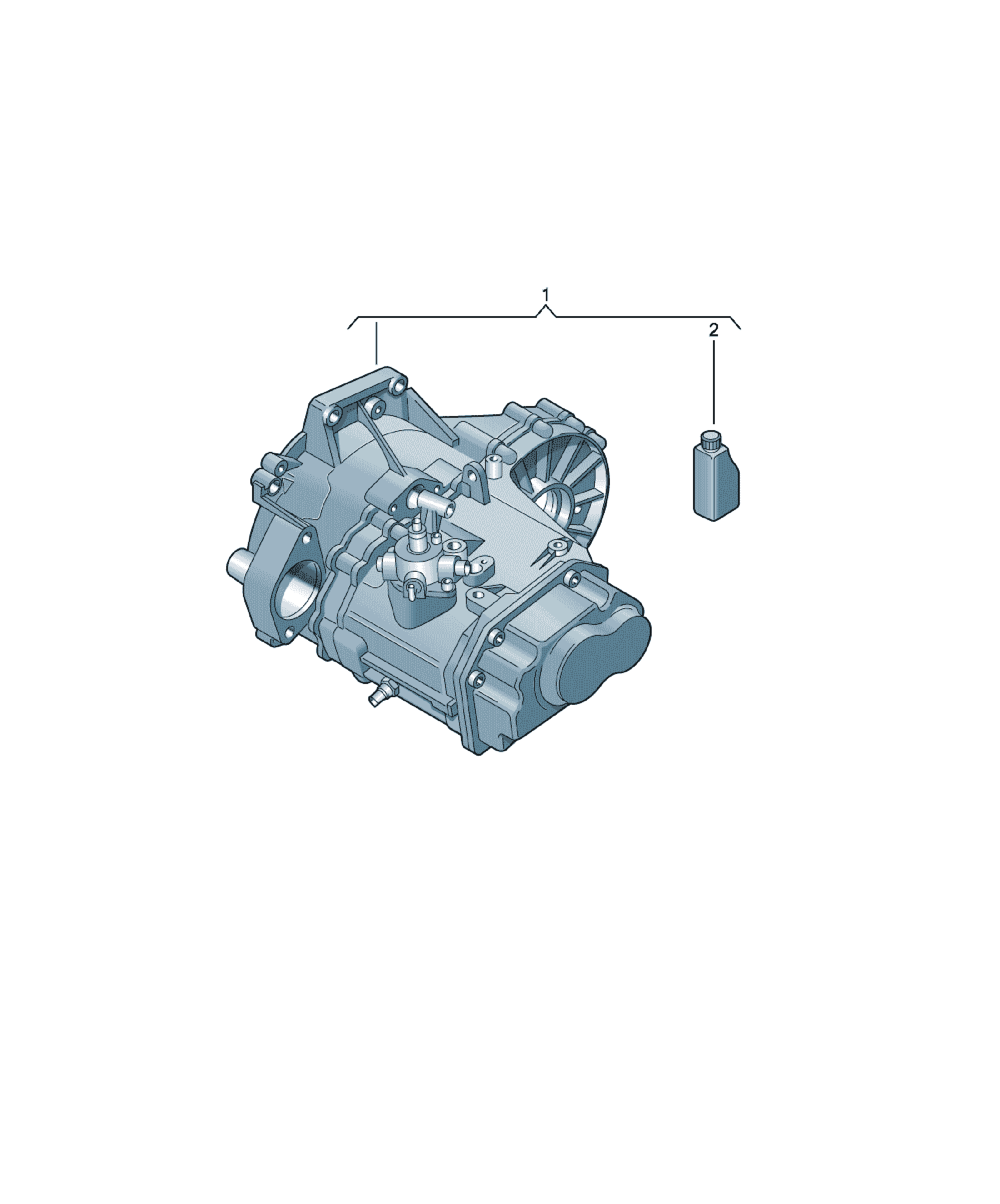 Cutie de viteze manuală Volkswagen Golf / e-Golf, cod 0AJ300041N