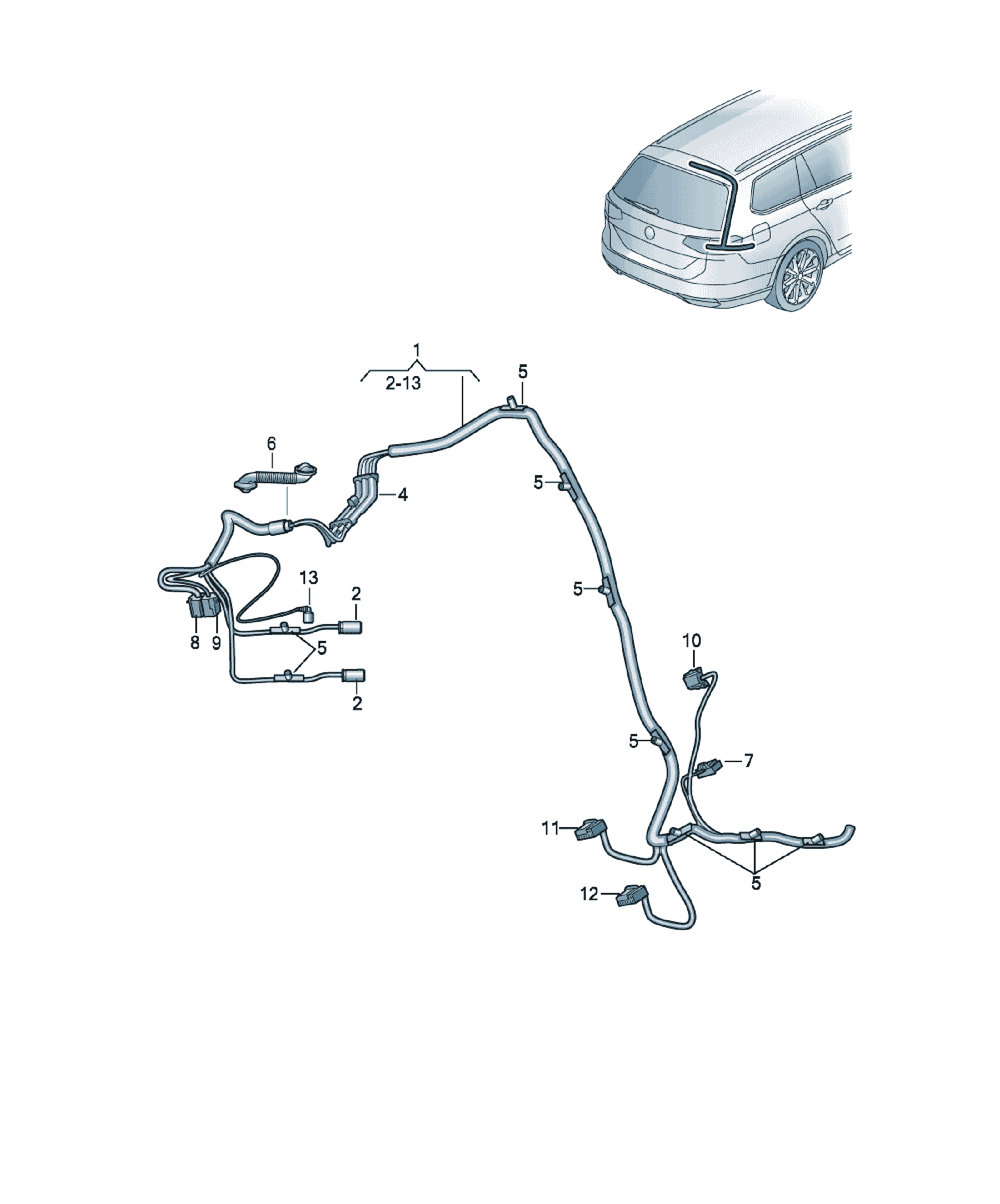 Instalatie electrica Volkswagen Passat / Variant / Santana, cod 3G0971142A