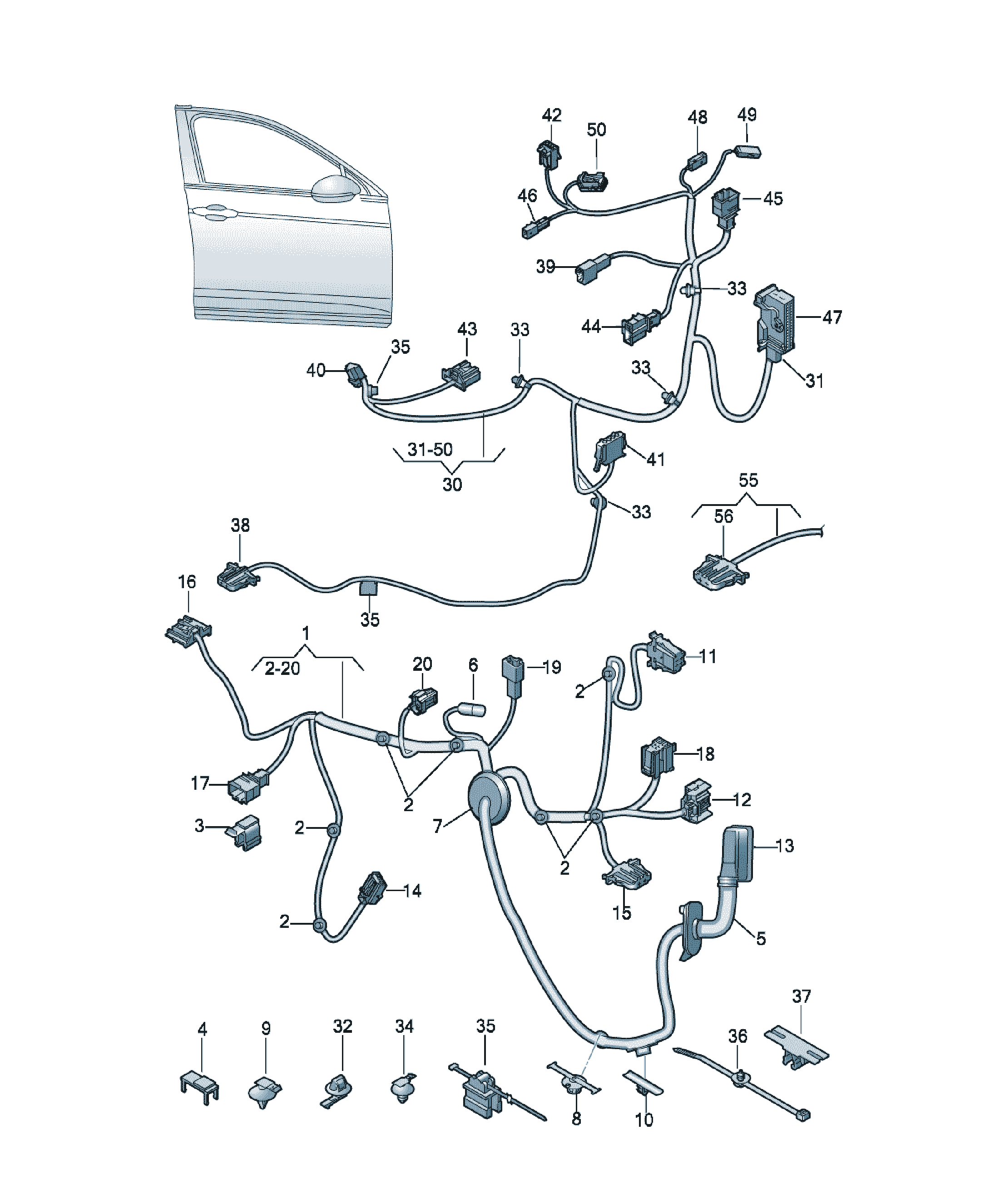Suport de fixare Volkswagen Passat / Variant / Santana, cod 3B0919136A