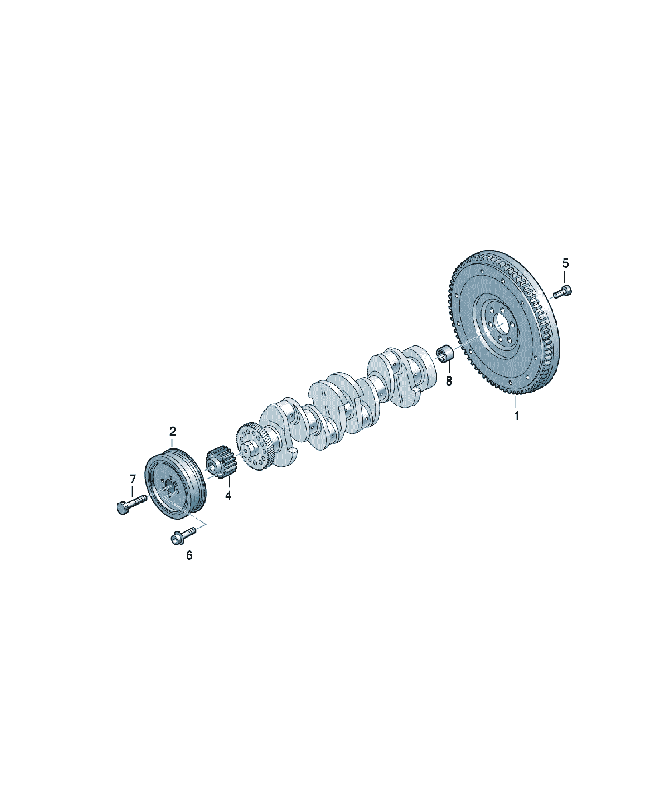 Volant motor Volkswagen Passat / Variant / Santana, cod 05L105266K