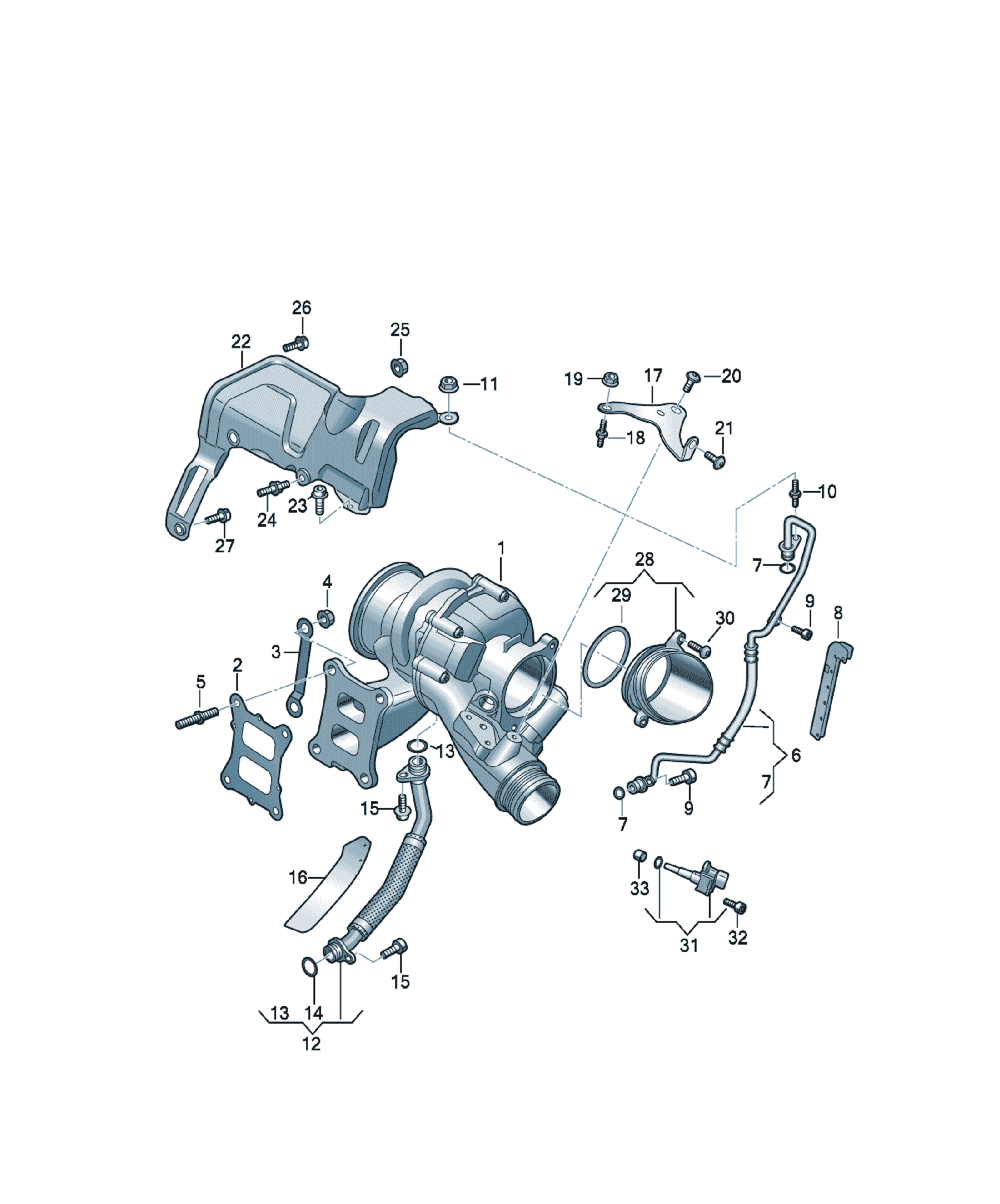 Șurub fixare Volkswagen Tiguan, cod N  91044802