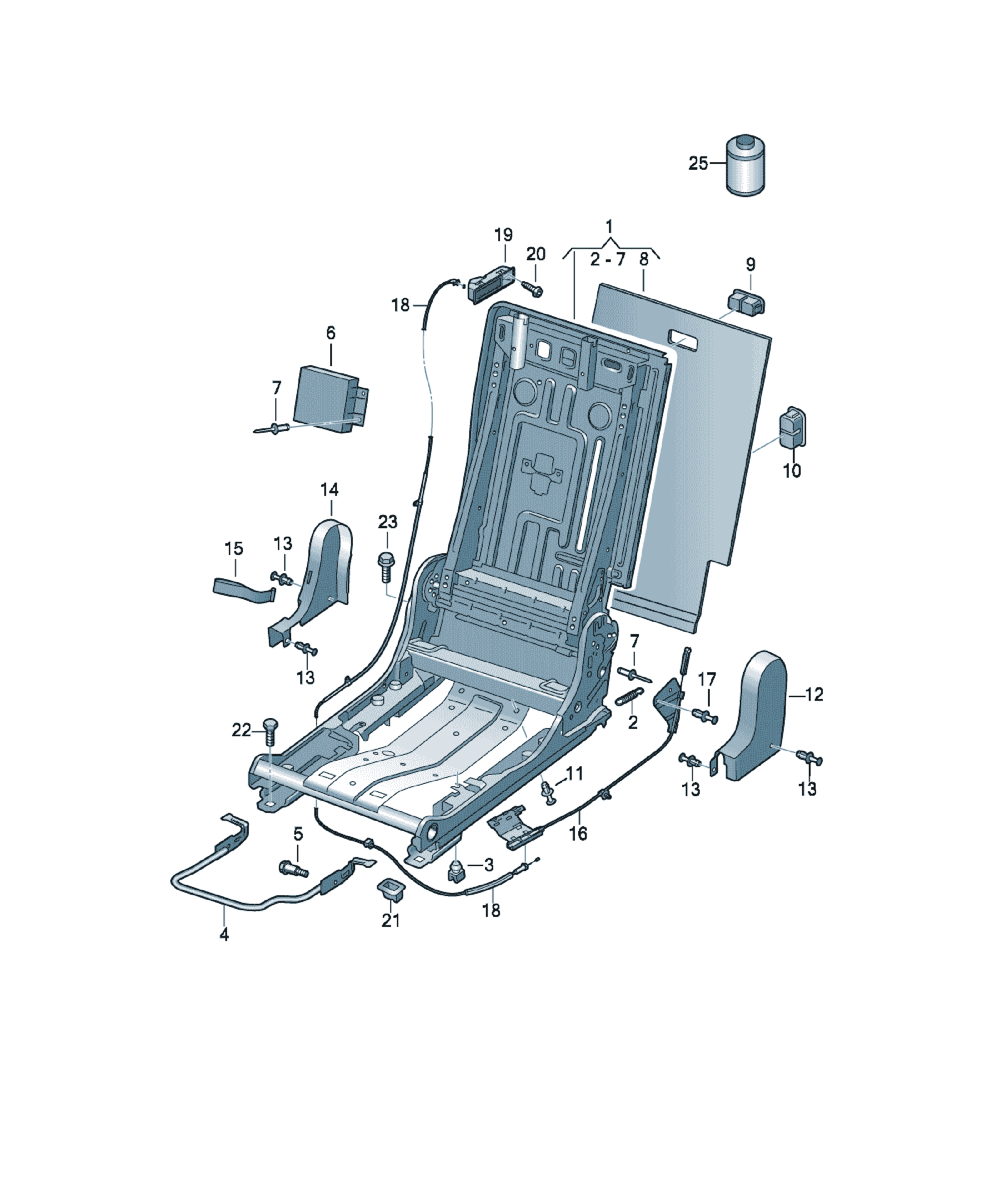 Niț expandabil Volkswagen CC, cod 4D0863788
